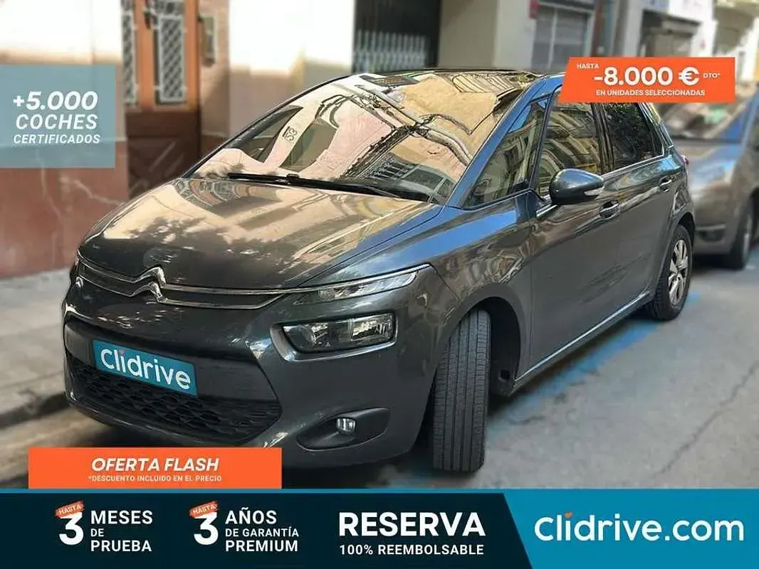 Usado Citroën C4 Seduction 116 CV (85 kW) 2015 Gris Utilitario