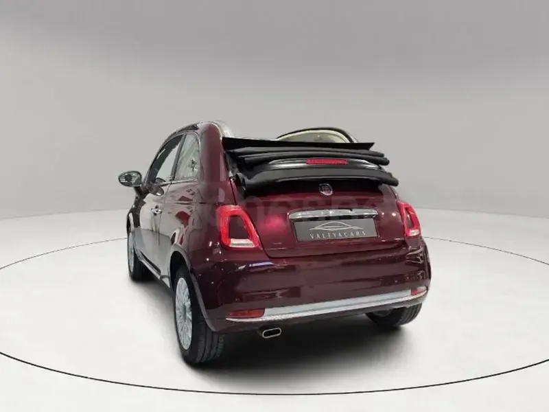 Usado Fiat 500C Connect 70 CV (51 kW) 2021 Granate Descapotable