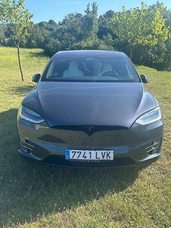 Gris Usado 2018 Tesla Model X SUV | 47.990 € (Precio justo) - Imagen 1/4