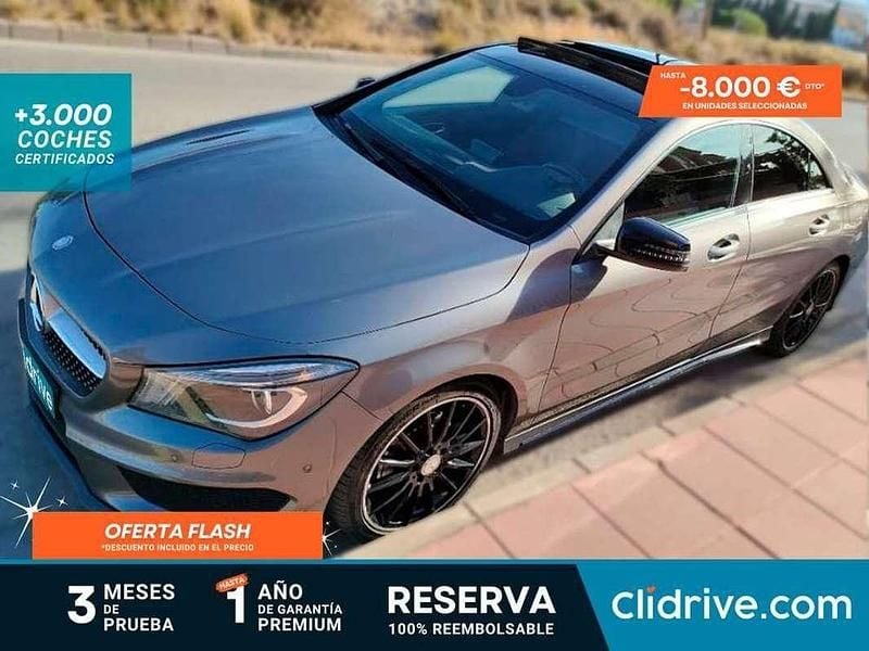 Gris Usado 2014 Mercedes CLA200 AMG line Coupe | 12.590 € (Precio justo) - Imagen 1/3