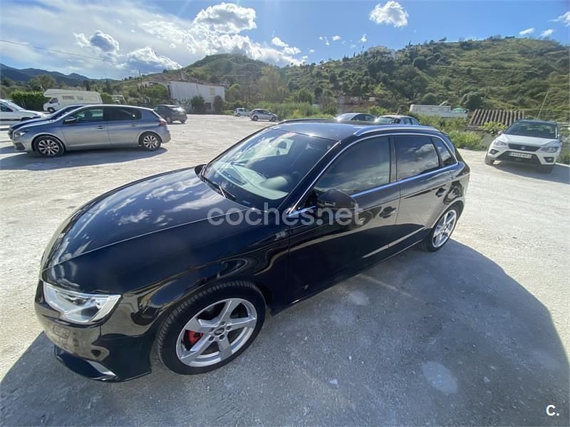 Usado Audi A3 Sport 110 CV (80 kW) 2016 Negro Berlina