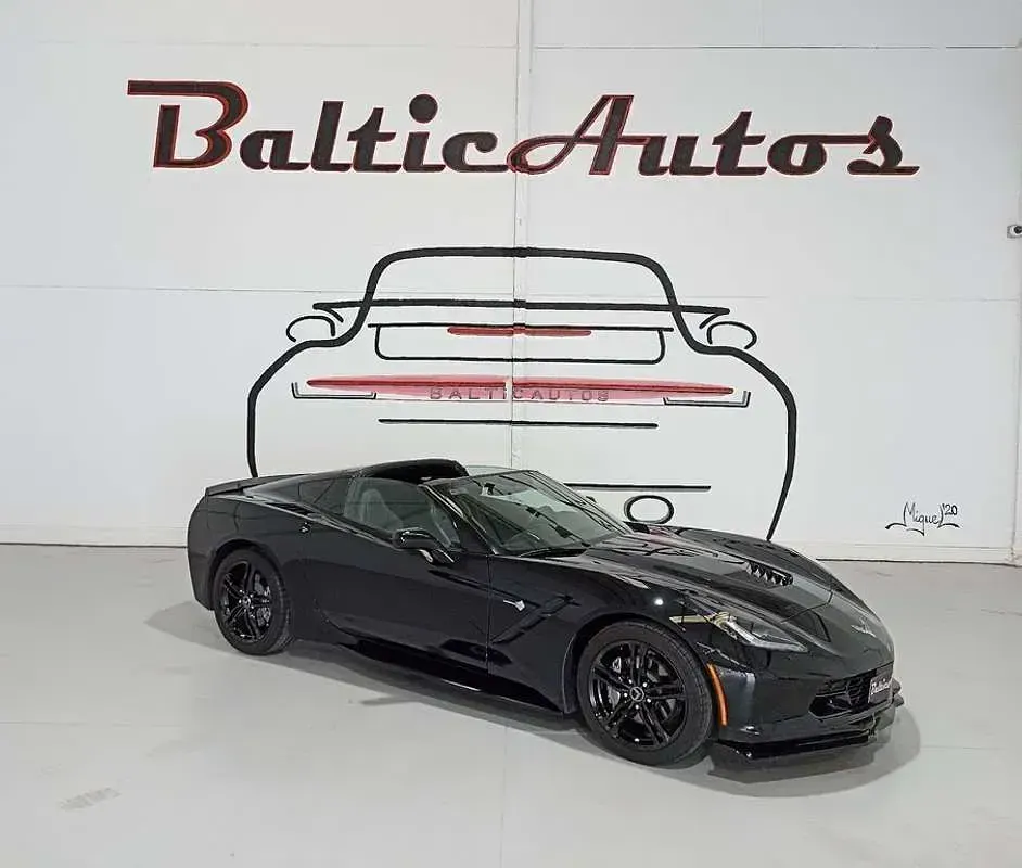 Usado Corvette C7 465 CV (342 kW) 2017 Negro Descapotable