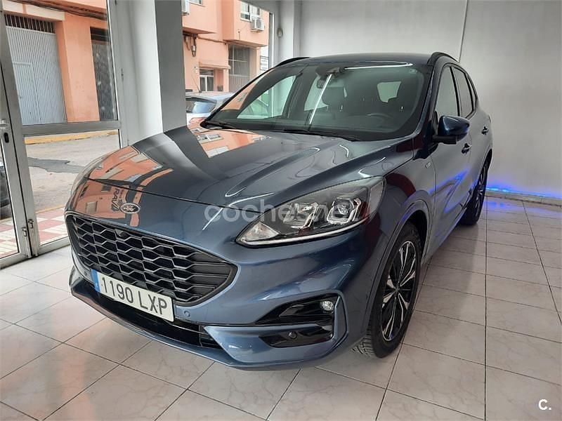 Azul Usado 2022 Ford Kuga ST-Line X SUV | 25.500 € (Precio justo) - Imagen 1/4