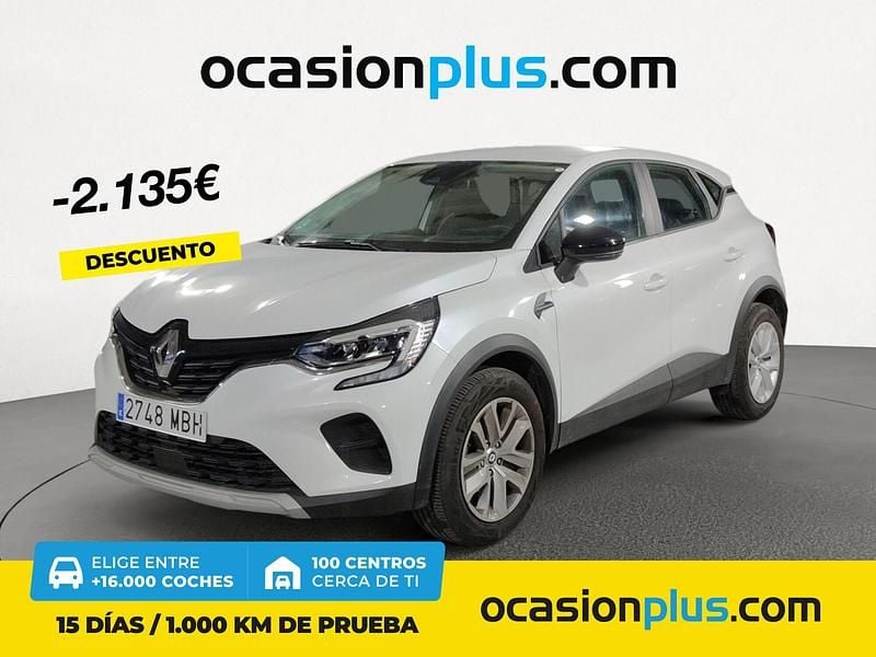 Blanco Usado 2022 Renault Captur Intens SUV | 17.990 € (Precio justo) - Imagen 1/4