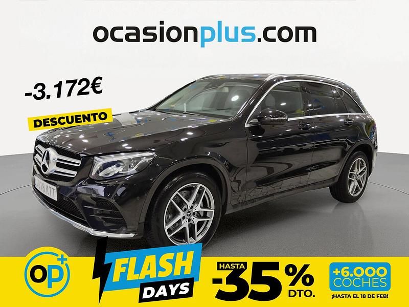 Negro Usado 2019 Mercedes GLC220 SUV | 34.900 € (Precio justo) - Imagen 1/4
