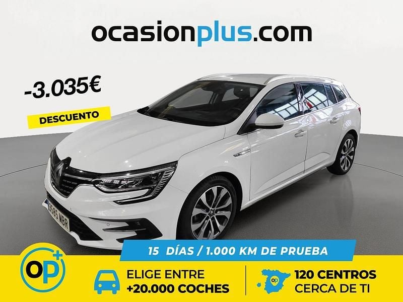 Usado Renault Mégane GrandTour Techno 115 CV (84 kW) 2022 Blanco Familiar