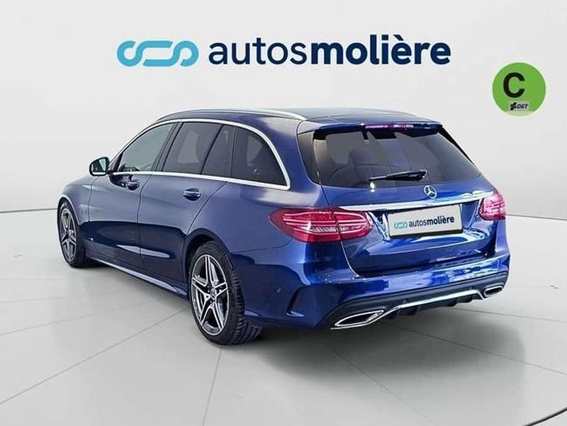 Usado Mercedes C220 194 CV (142 kW) 2018 Azul Familiar