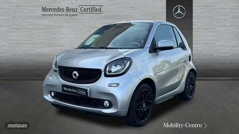 Plateado Usado 2019 Smart ForTwo Electric Drive Descapotable | 12.900 € (Super precio) - Imagen 1/4