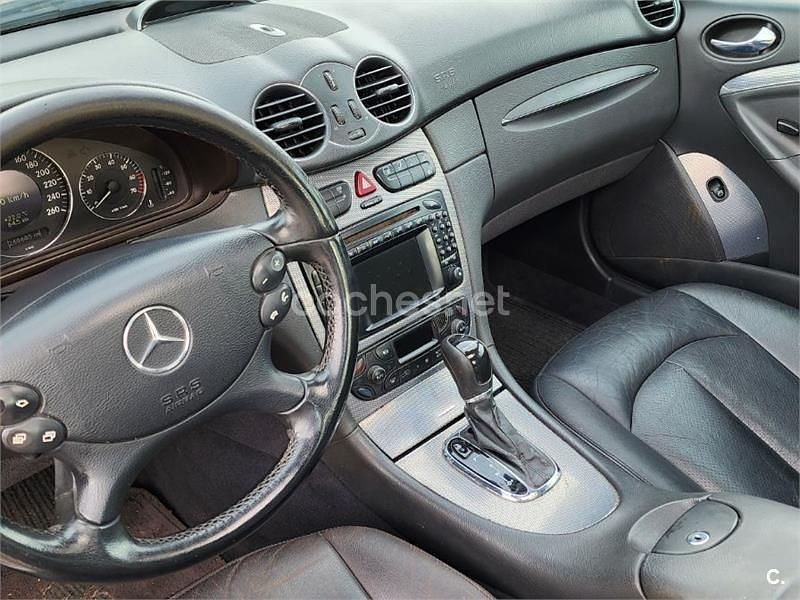 Usado Mercedes CLK320 Avantgarde 218 CV (160 kW) 2002 Negro Coupe