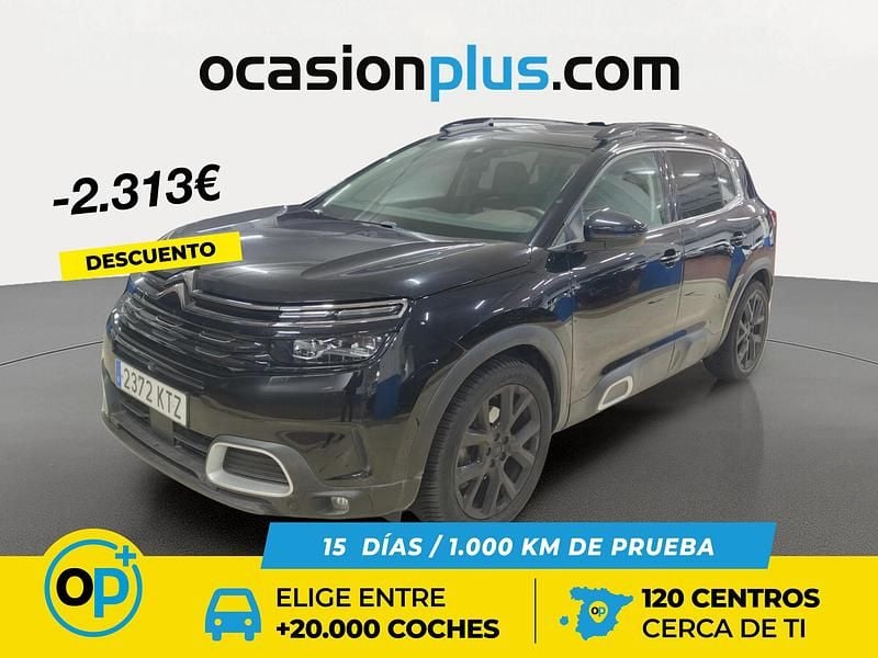 Usado Citroën C5 Aircross Shine 177 CV (130 kW) 2019 Negro SUV