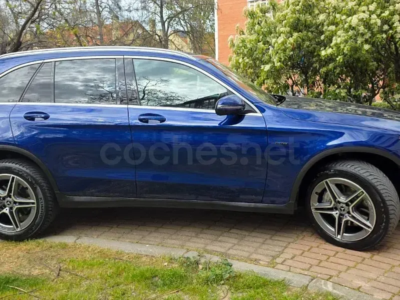 Usado Mercedes GLC300e 306 CV (225 kW) 2021 Azul SUV