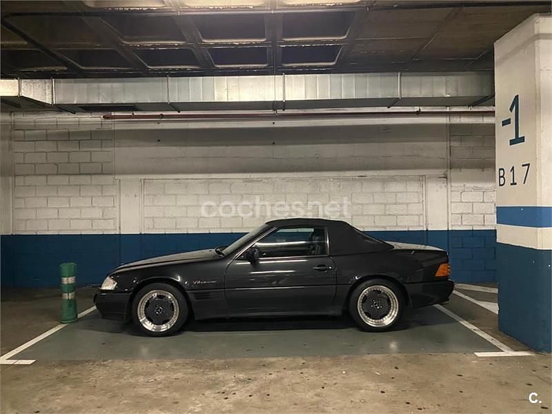 Usado Mercedes SL500 320 CV (235 kW) 1995 Negro Descapotable