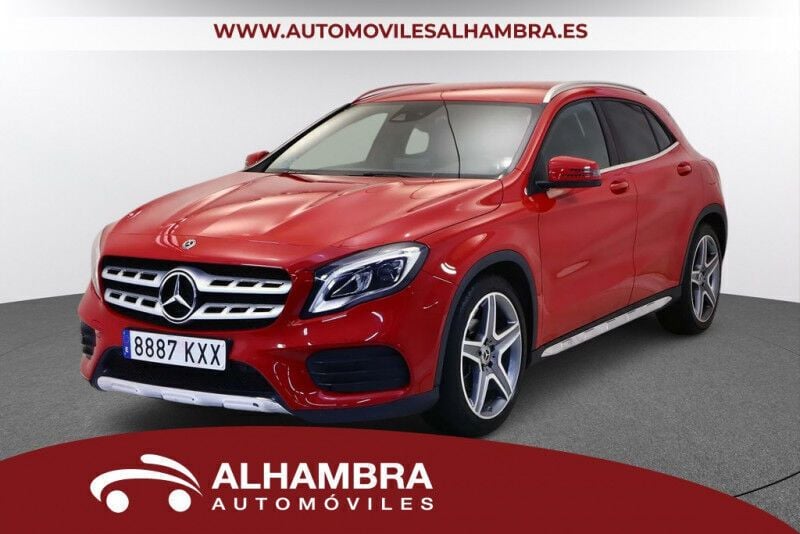 Rojo Usado 2019 Mercedes GLA180 AMG line SUV | 25.720 € (Precio justo) - Imagen 1/4