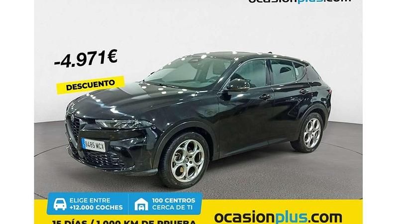 Negro Usado 2022 Alfa Romeo Tonale Sprint SUV | 22.719 € (Precio justo) - Imagen 1/4