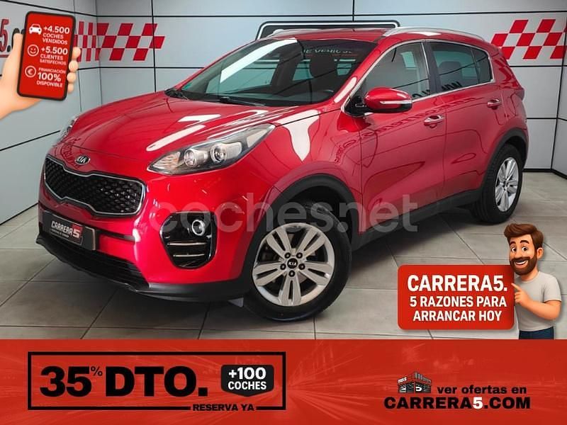 Usado Kia Sportage 132 CV (97 kW) 2017 Granate SUV