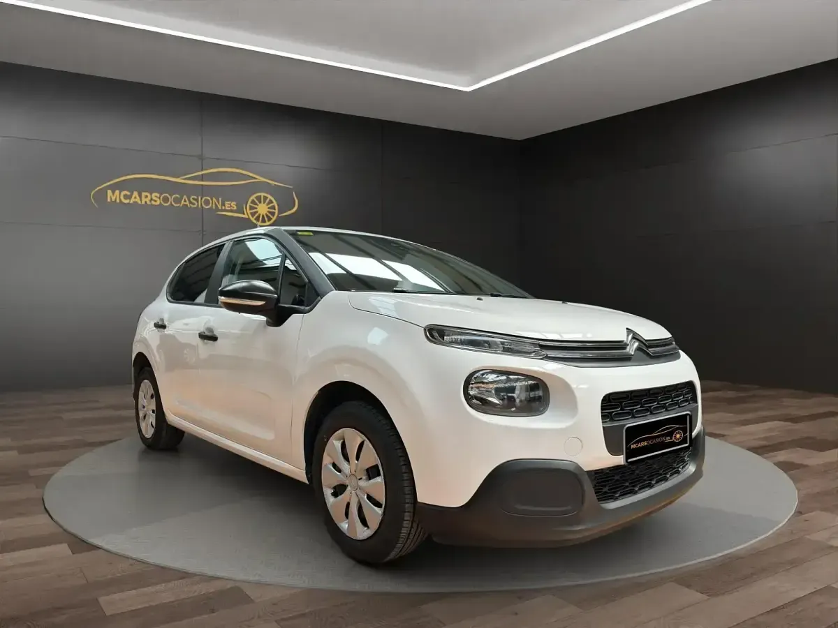 Usado Citroën C3 Live 75 CV (55 kW) 2018 Blanco Utilitario
