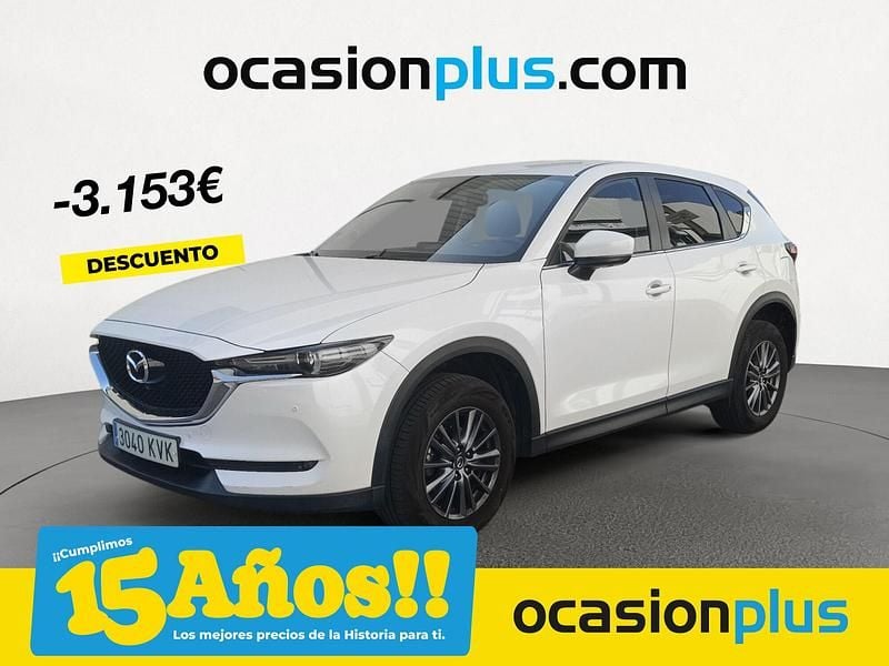 Blanco Usado 2019 Mazda CX-5 SUV | 18.850 € (Precio justo) - Imagen 1/4