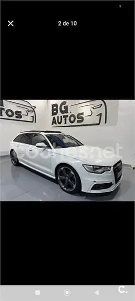 Usado Audi A6 S-Line 313 CV (230 kW) 2012 Blanco Familiar