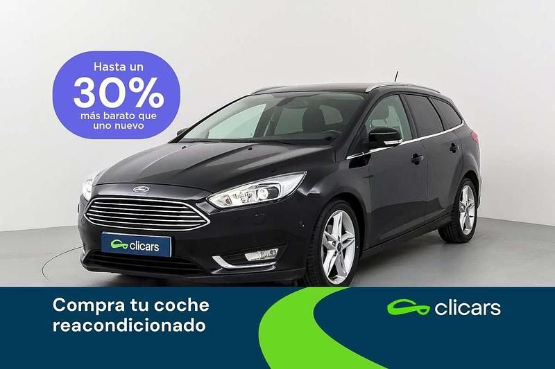 Negro Usado 2018 Ford Focus Titanium Utilitario | 12.690 € (Super precio) - Imagen 1/4