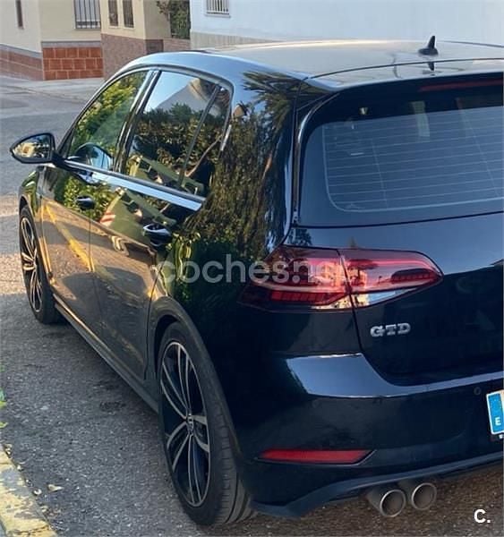 Usado VW Golf VII GTD 184 CV (135 kW) 2018 Negro Berlina