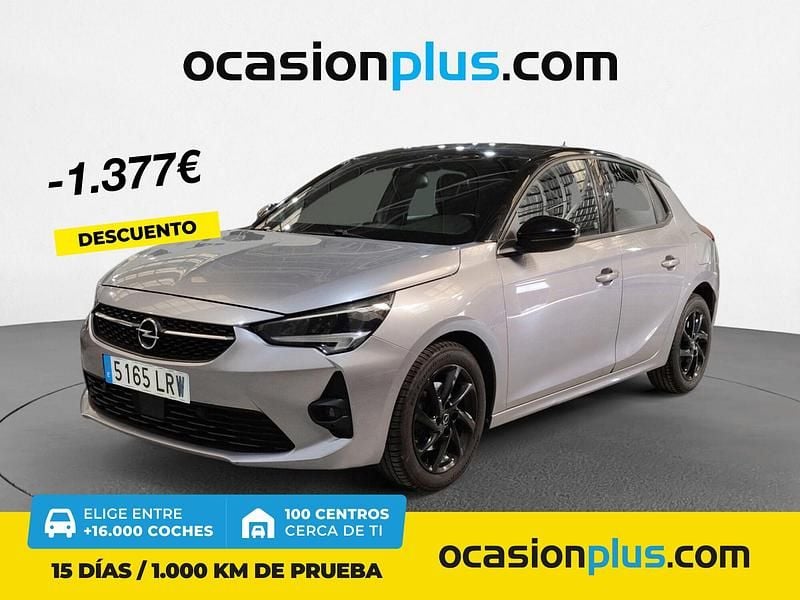 Gris / plata Usado 2021 Opel Corsa GS Line Berlina | 11.190 € (Precio justo) - Imagen 1/4