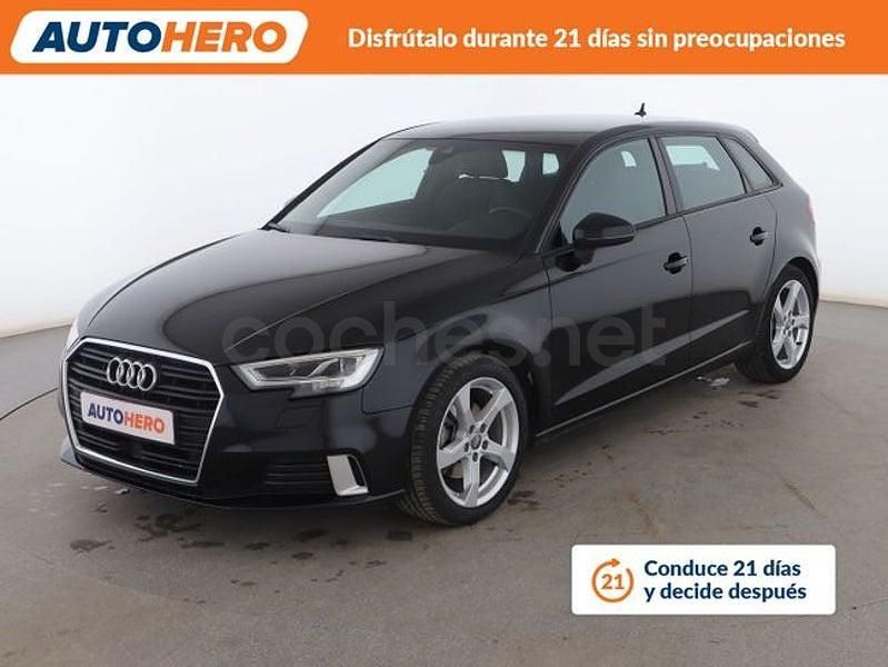 Usado Audi A3 150 CV (110 kW) 2017 Negro Berlina