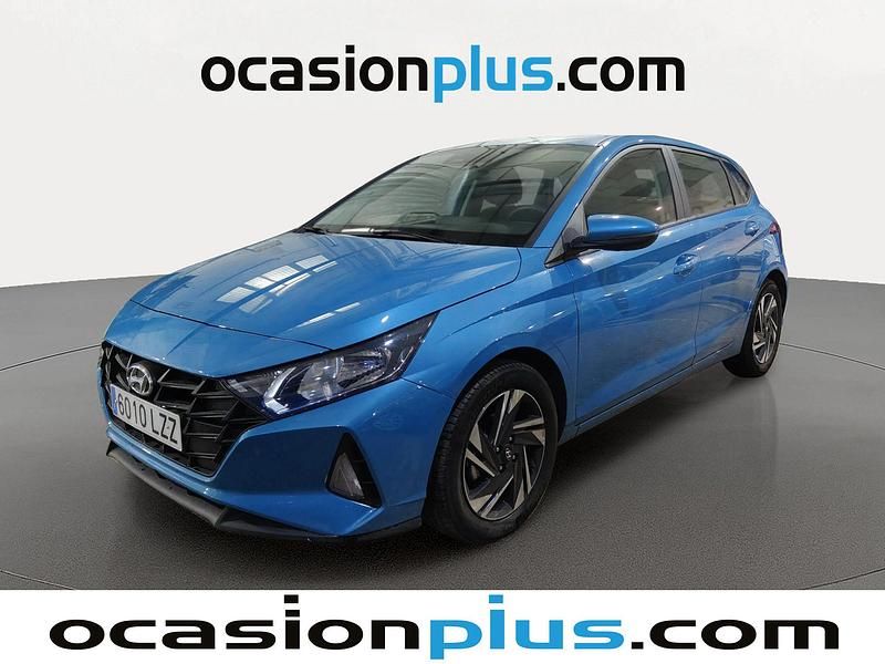 Azul Usado 2022 Hyundai i20 Utilitario | 13.955 € (Precio justo) - Imagen 1/4