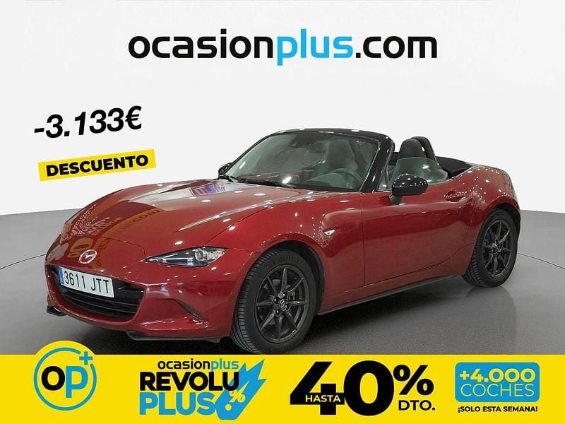 Usado Mazda MX5 Luxury 131 CV (96 kW) 2016 Rojo Descapotable