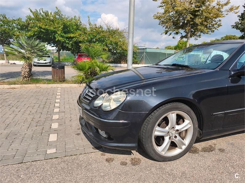 Usado Mercedes CLK500 Avantgarde 306 CV (225 kW) 2003 Negro Coupe