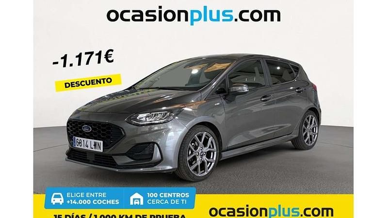 Gris Usado 2022 Ford Fiesta ST-Line Utilitario | 11.719 € (Buen precio) - Imagen 1/4