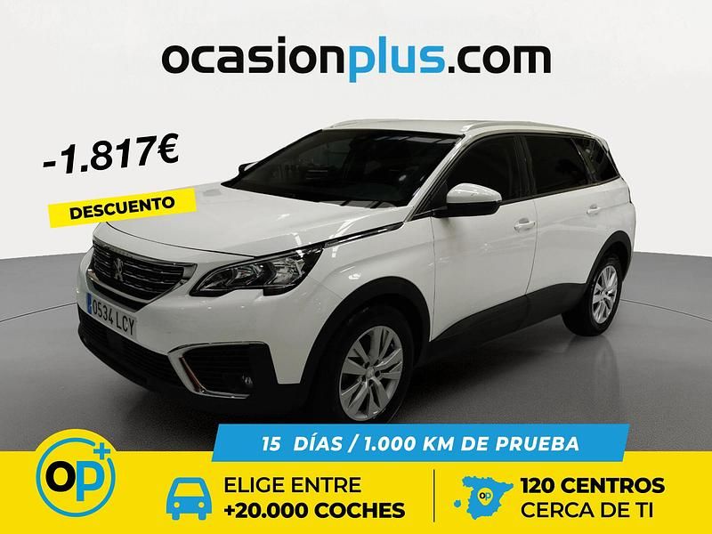 Blanco Usado 2019 Peugeot 5008 Active SUV | 17.790 € (Buen precio) - Imagen 1/4