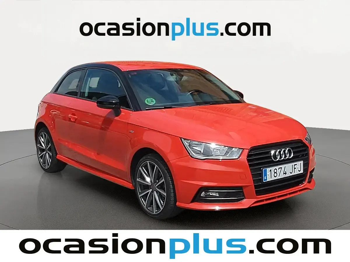 Usado Audi A1 S-Line 95 CV (69 kW) 2015 Rojo Utilitario