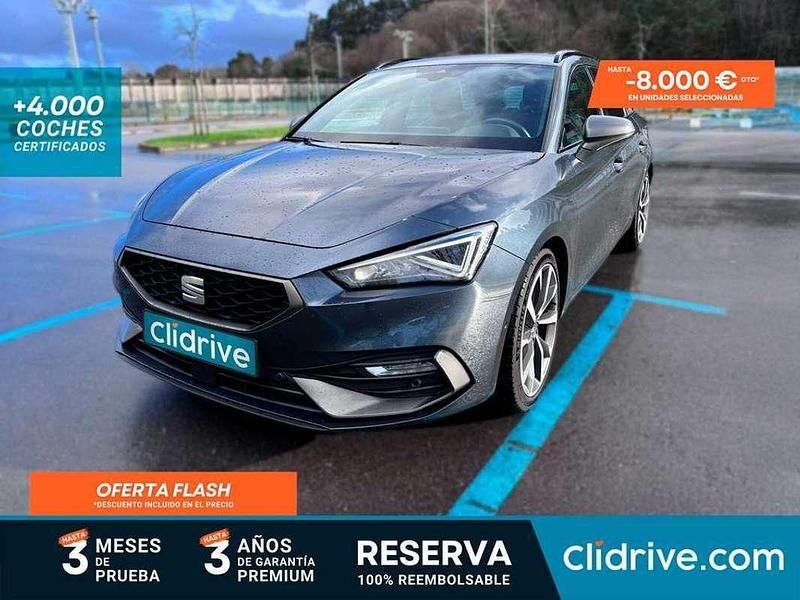 Usado Seat Leon FR 150 CV (110 kW) 2021 Gris Berlina
