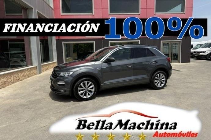 Gris Usado 2022 VW T-Roc Advance SUV | 18.475 € (Precio justo) - Imagen 1/4