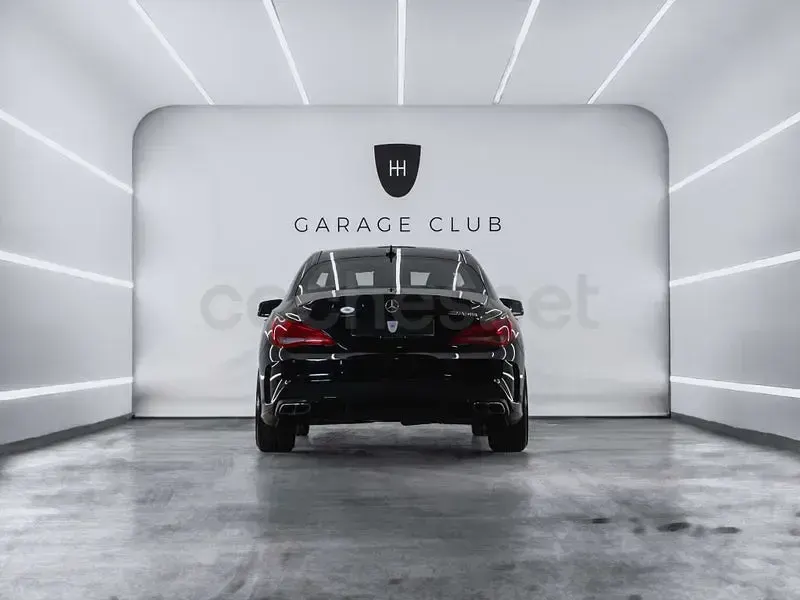 Usado Mercedes CLA220 AMG line 177 CV (130 kW) 2015 Negro Coupe