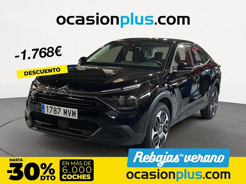 Negro Usado 2024 Citroën C4 PureTech Berlina | 19.450 € (Precio justo) - Imagen 1/4