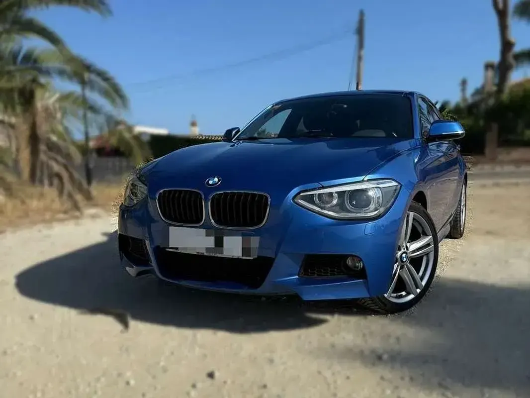 Usado BMW 118 150 CV (110 kW) 2015 Azul Utilitario