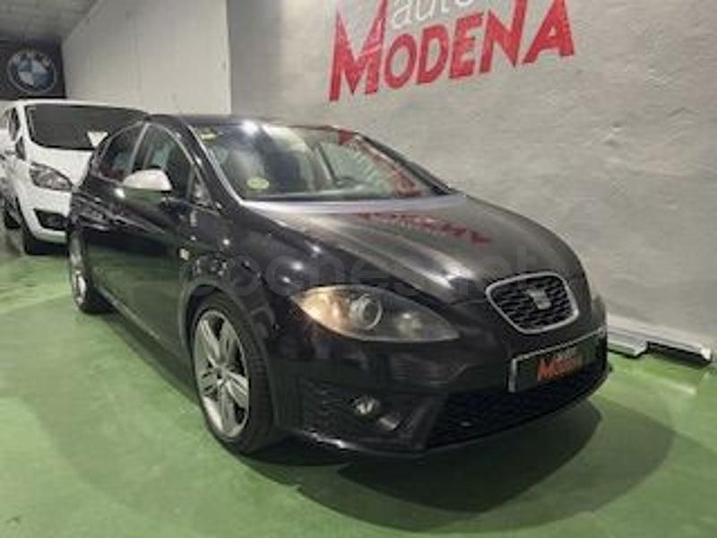 Usado Seat Leon FR 170 CV (125 kW) 2012 Negro Berlina
