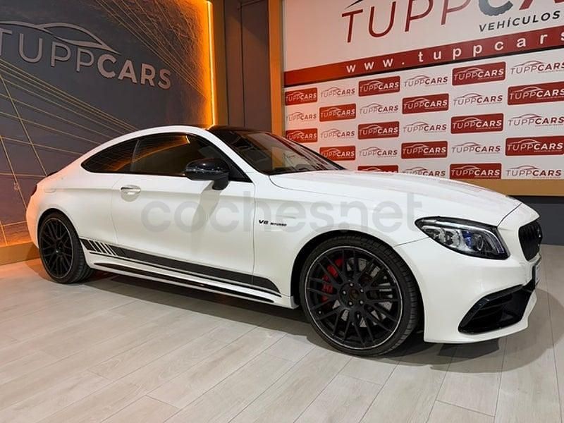 Usado Mercedes C63S AMG 510 CV (375 kW) 2020 Blanco Coupe