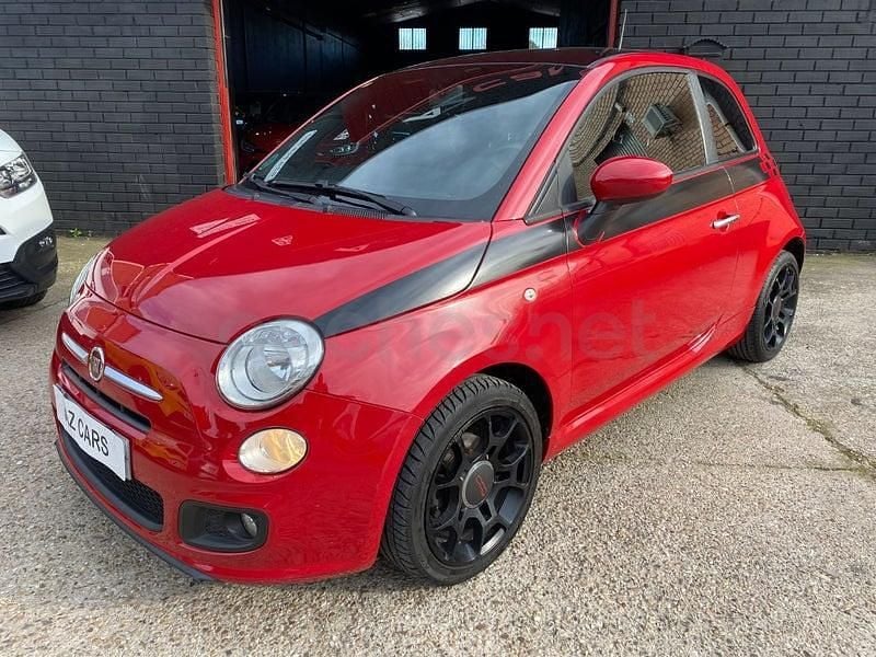Usado Fiat 500 Lounge 69 CV (50 kW) 2015 Rojo Berlina