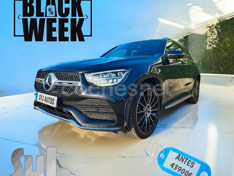 Negro Usado 2022 Mercedes GLC220 SUV | 42.900 € (Precio justo) - Imagen 1/4