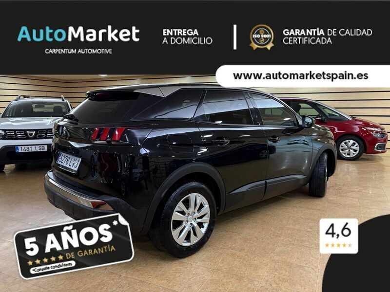 Usado Peugeot 3008 Style 120 CV (88 kW) 2016 Negro SUV