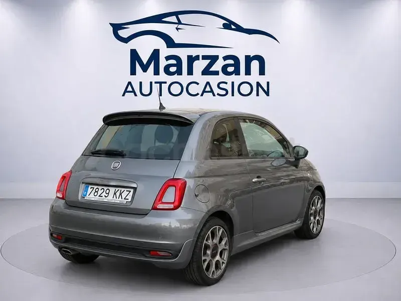Usado Fiat 500 S 69 CV (50 kW) 2018 Gris / plata Berlina
