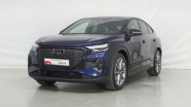 Azul Usado 2023 Audi Q4 e-tron S-Line SUV | 48.400 € (Caro) - Imagen 1/4