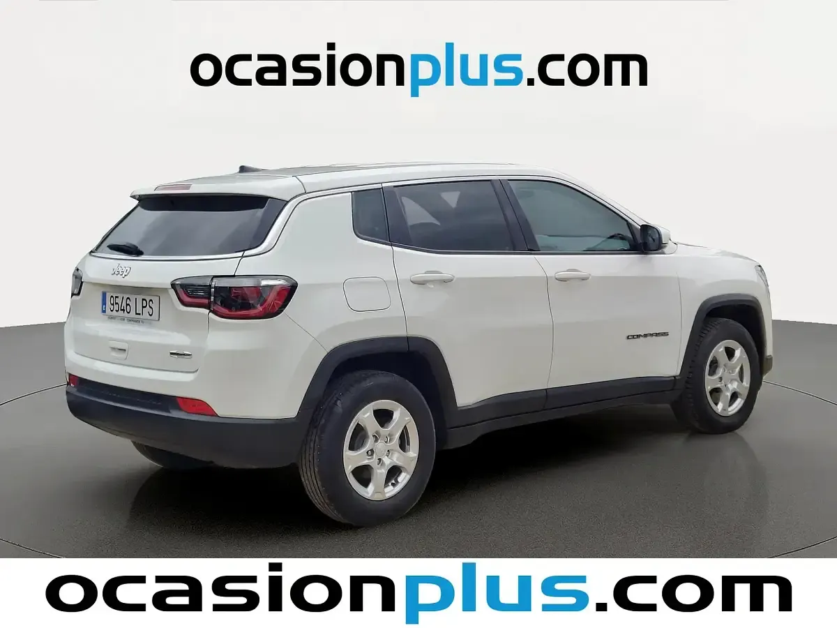 Usado Jeep Compass Longitude 130 CV (95 kW) 2021 Blanco SUV
