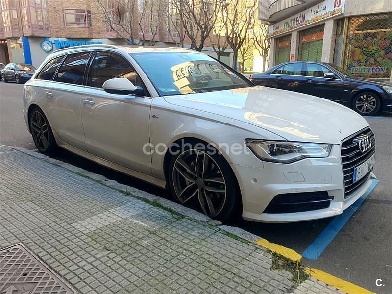 Usado Audi A6 S-Line 272 CV (200 kW) 2017 Blanco Familiar