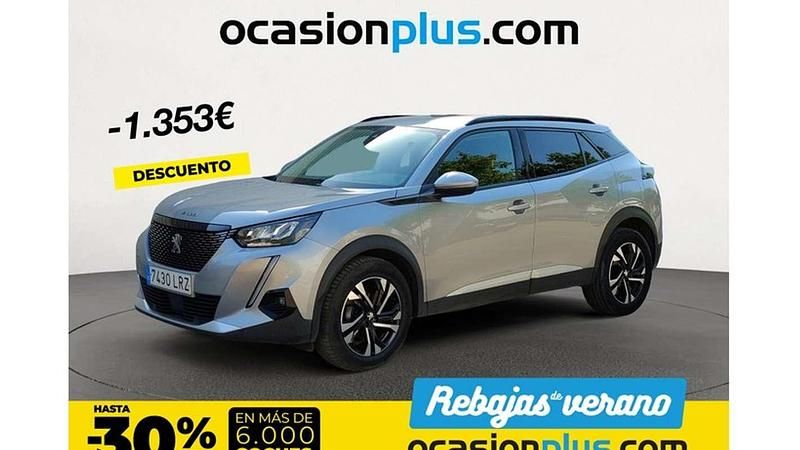 Gris Usado 2021 Peugeot 2008 Allure SUV | 13.537 € (Precio justo) - Imagen 1/4