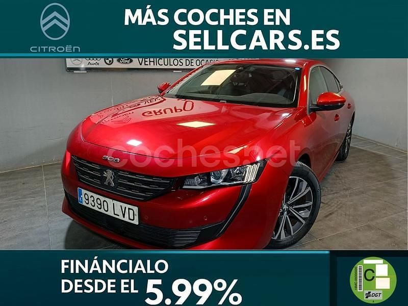 Rojo Usado 2022 Peugeot 508 Allure Berlina | 18.990 € (Buen precio) - Imagen 1/4