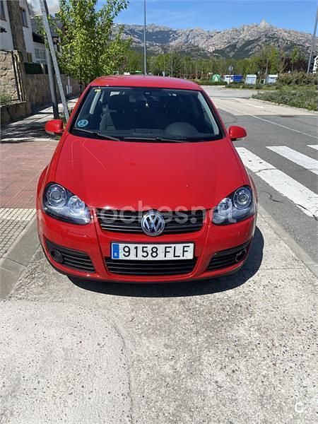 Usado VW Golf V GT 170 CV (125 kW) 2007 Rojo Berlina