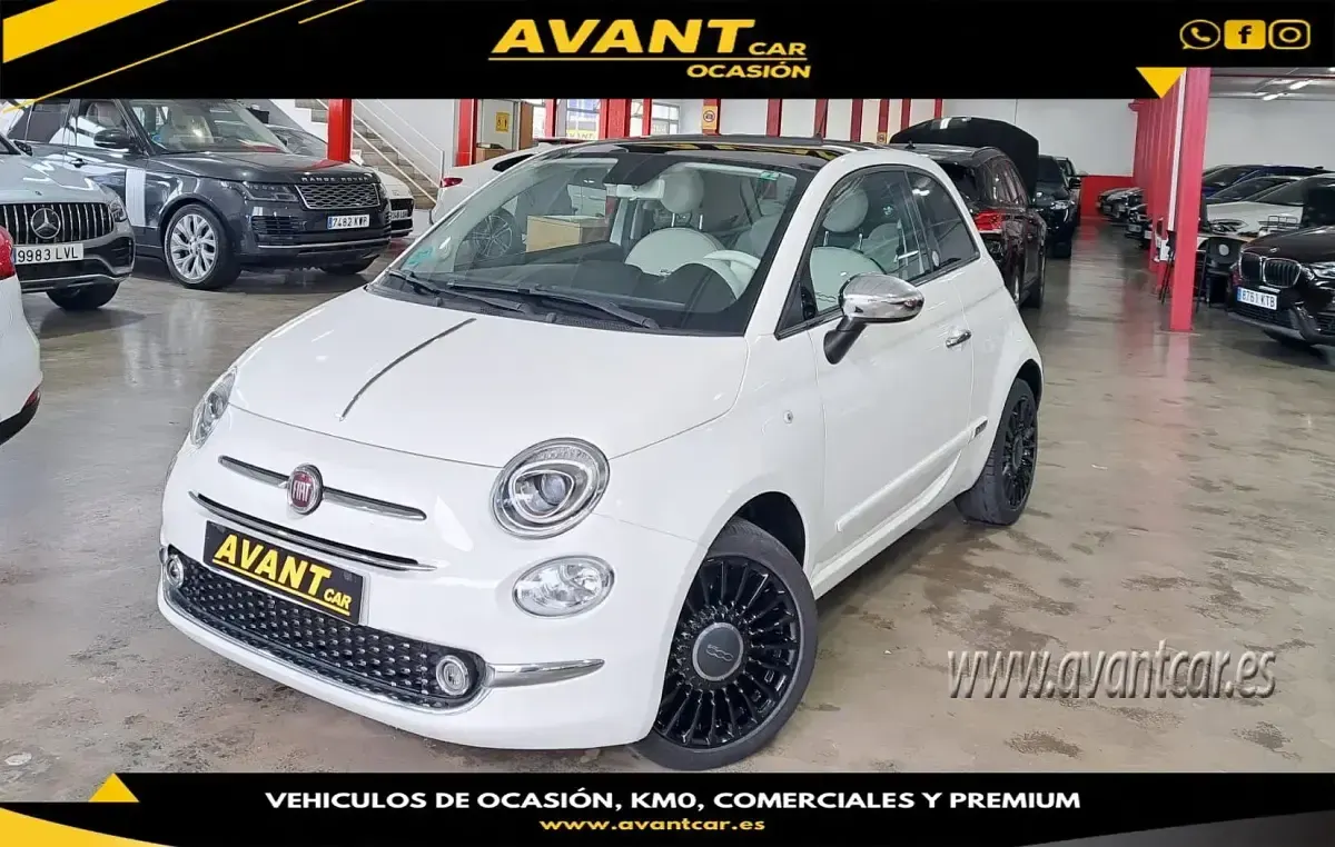 Usado Fiat 500 Mirror 69 HP (50 kW) 2018 Branco Sedan